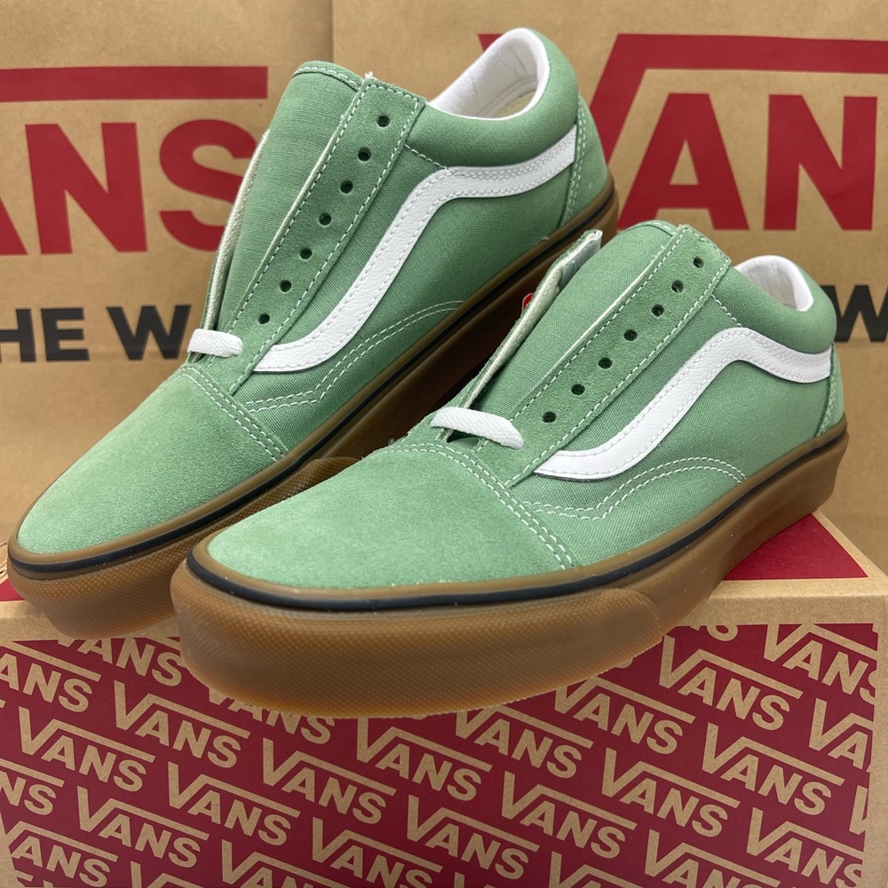 Vans Men’s Old Skool (Gum)
Basil/True White Sneakers Mint
VN0A38G19M0 - Picture 5 of 16